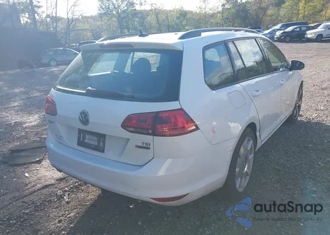 2017 Volkswagen Golf Sportwagen Tsi S from USA, damaged, VIN 3VW017AUXHM518579